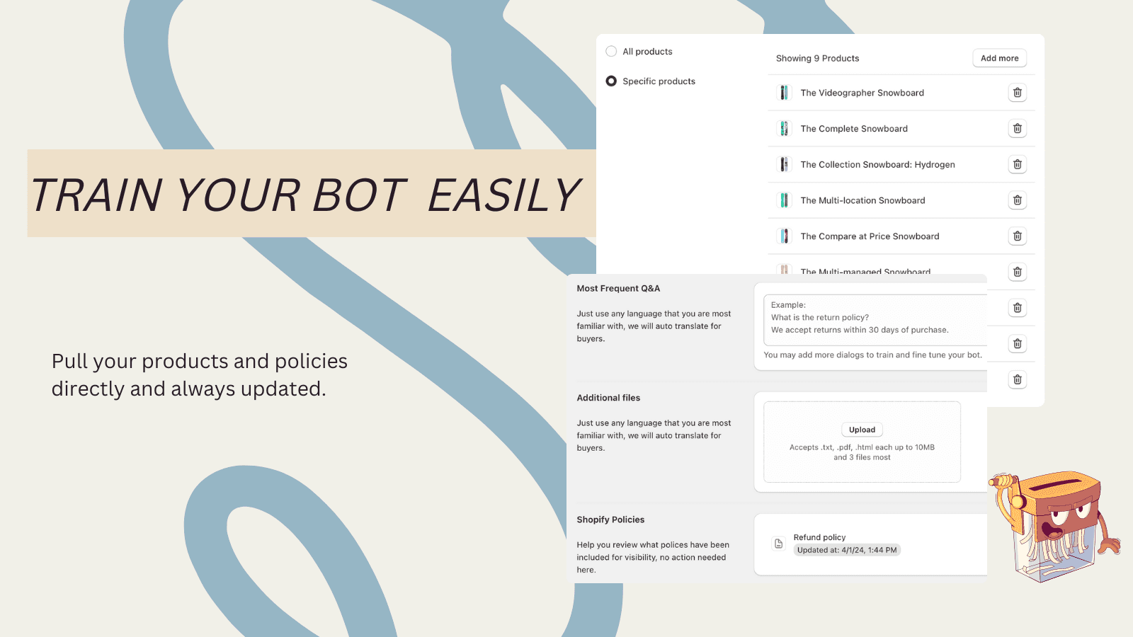 Configuration page